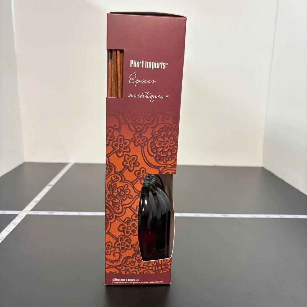 Pier1 Imports Unisex Reed Diffuser 10oz Asian Spice Clove Vetiver Patchouli Musk